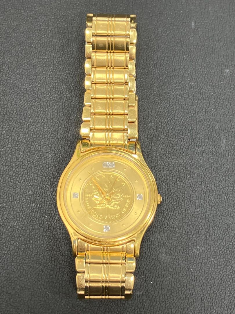 【ELGIN】カナダメイプルリーフデザイン 腕時計