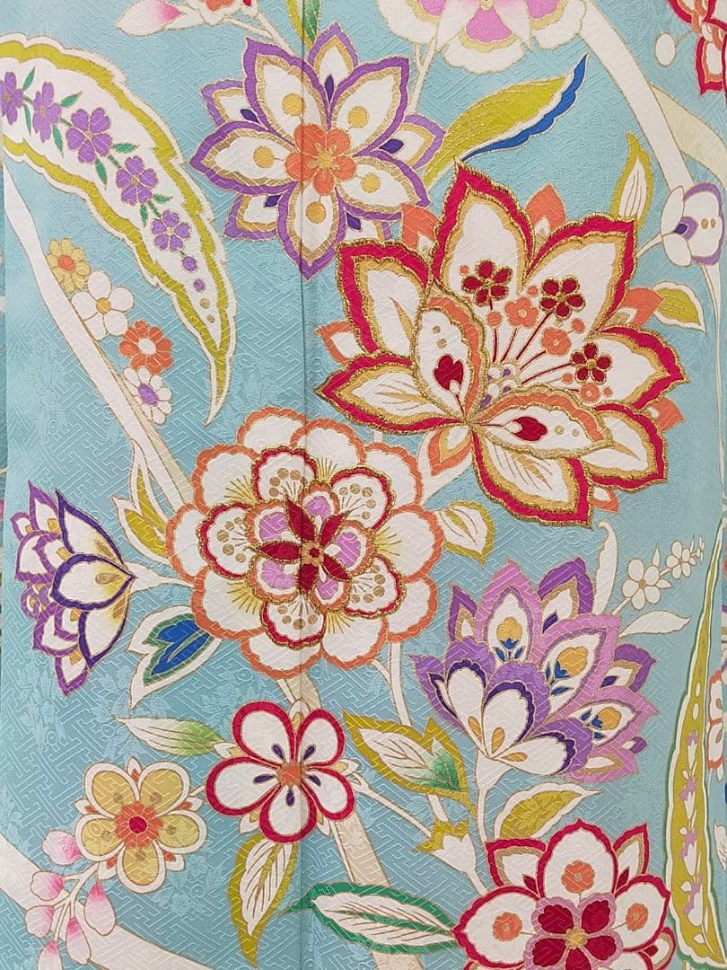 売約済み【WA-Modern】★★正絹　京友禅　振袖　7点フルセット★★