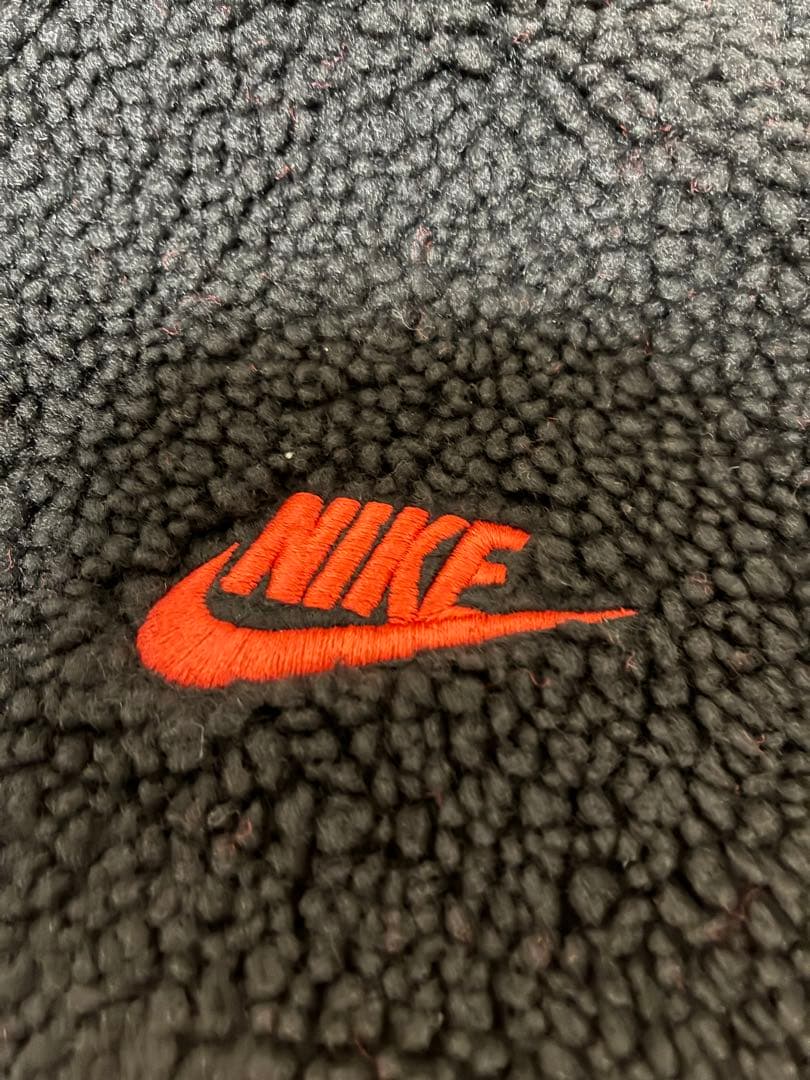 【美品】NIKEナイキ　フルジップ スウッシュ リバーシブル ボア ジャケット
