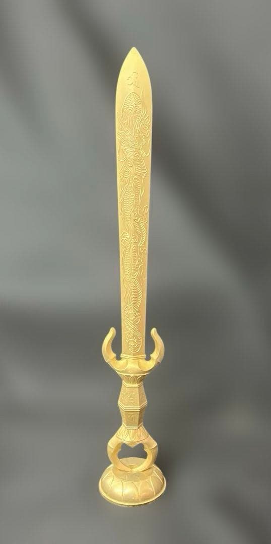 三鈷剣 不動明王 全長 30.5cm 仏具 希少　コレクション　趣味