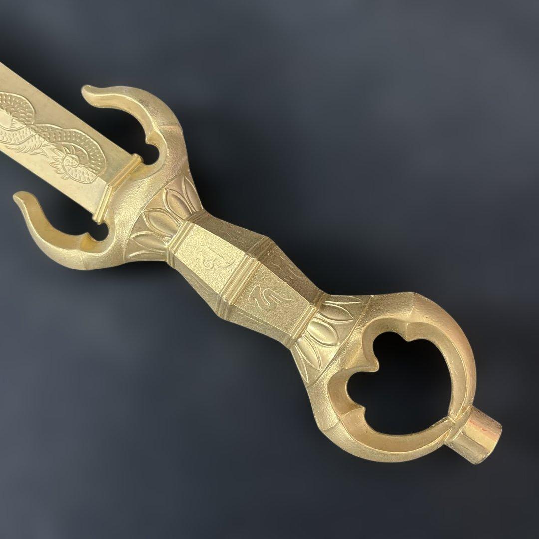 三鈷剣 不動明王 全長 30.5cm 仏具 希少　コレクション　趣味