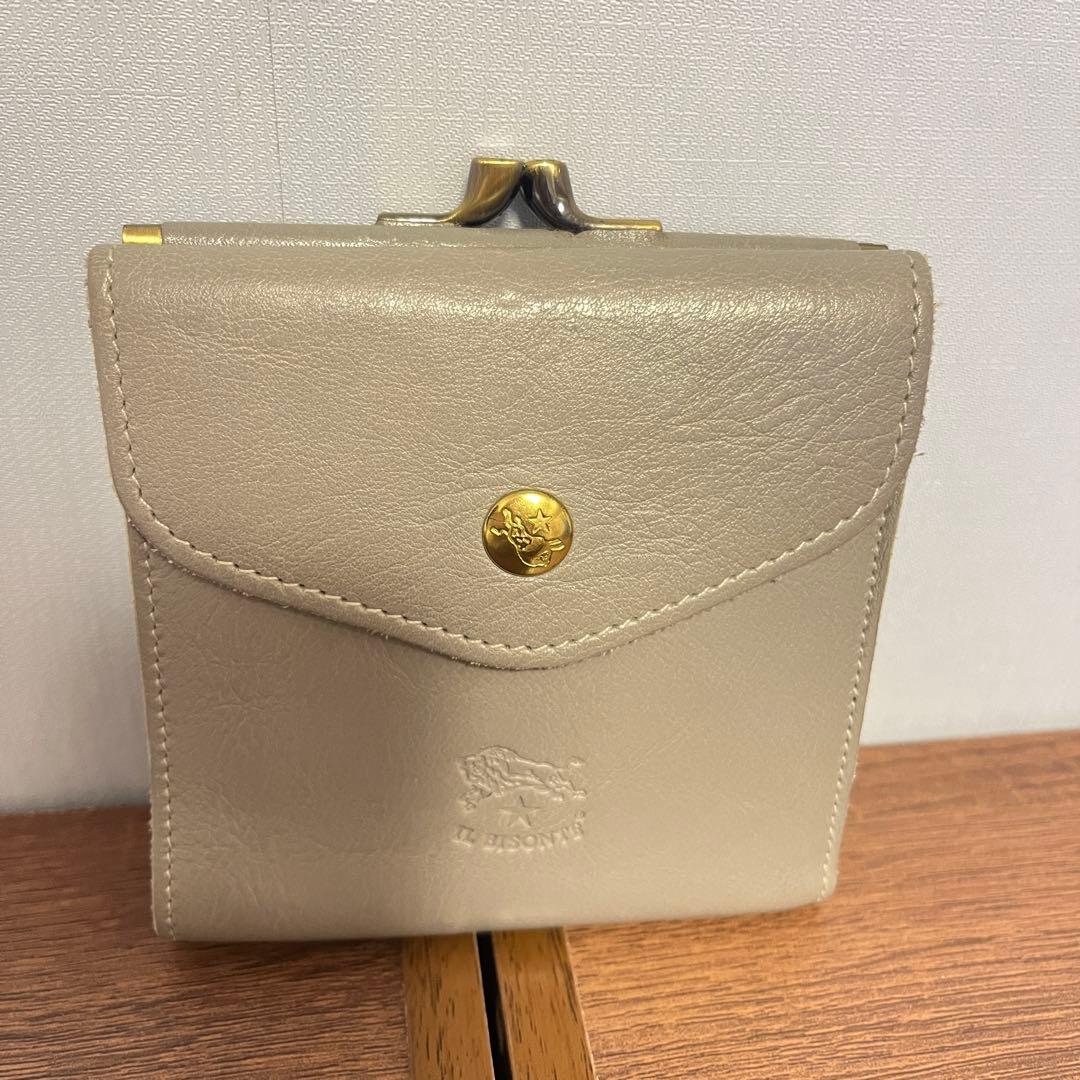 ILBISONTE 2020秋冬カラー　クレイグレー　二つ折り財布