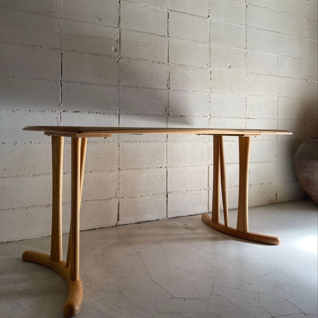 筑波産商　ボーゲン　ダイニングテーブル　オーク無垢材　¥99,800