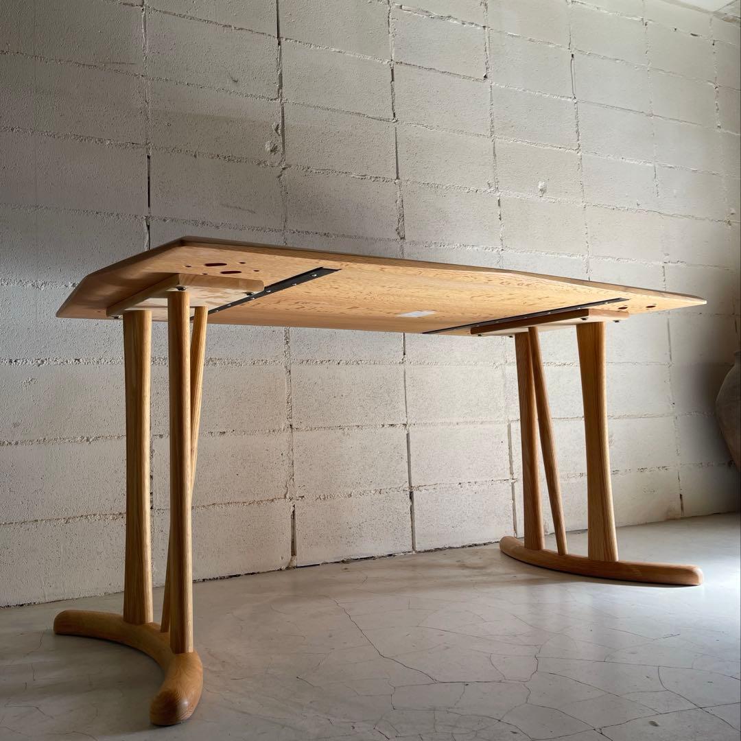 筑波産商　ボーゲン　ダイニングテーブル　オーク無垢材　¥99,800