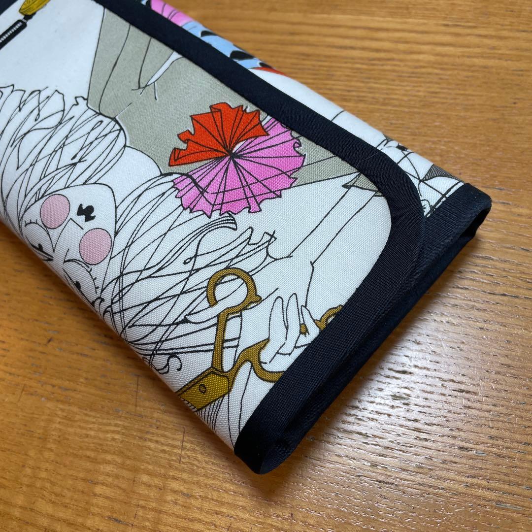 はなはなはち　長財布　やりくり財布　ハンドメイド　トートバッグ