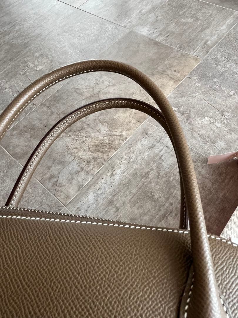 エルメス　ボリード27 ボリードミニ　エトゥープ　マカロンボリード