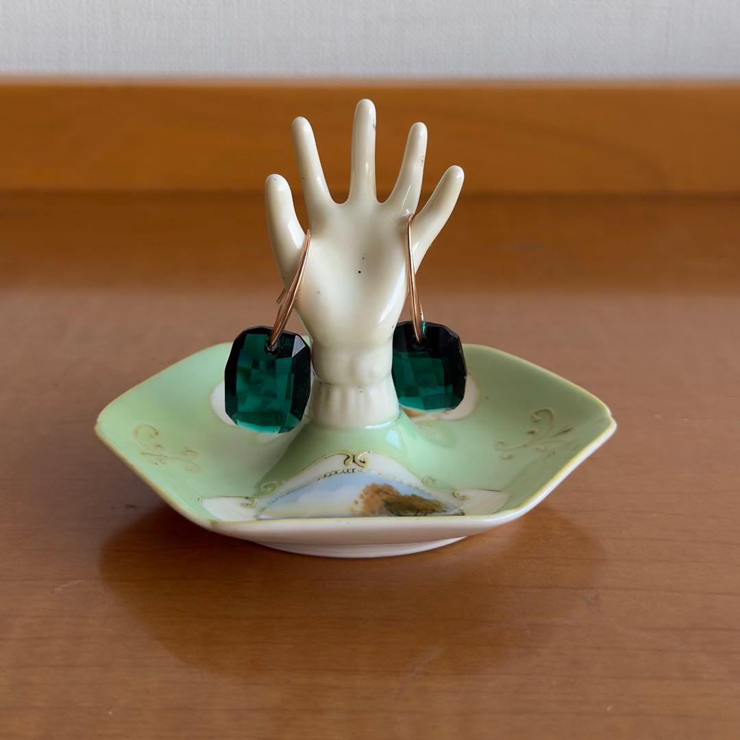 オールドノリタケ　里帰り　オクトゴナル　六角　蓋もの3点セット　金盛り