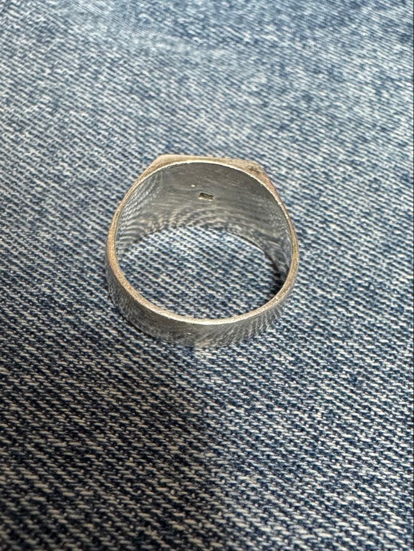 Vintage Sirver 925 シルバー　シグネットリング　指輪　22号