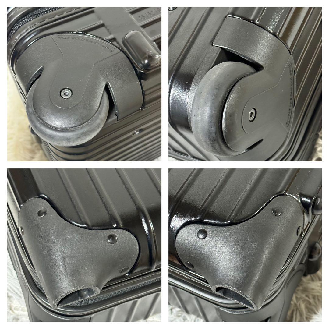 美品✨　RIMOWA リモワ　サルサ　キャリーケース　ブラック　ポリカーボネート