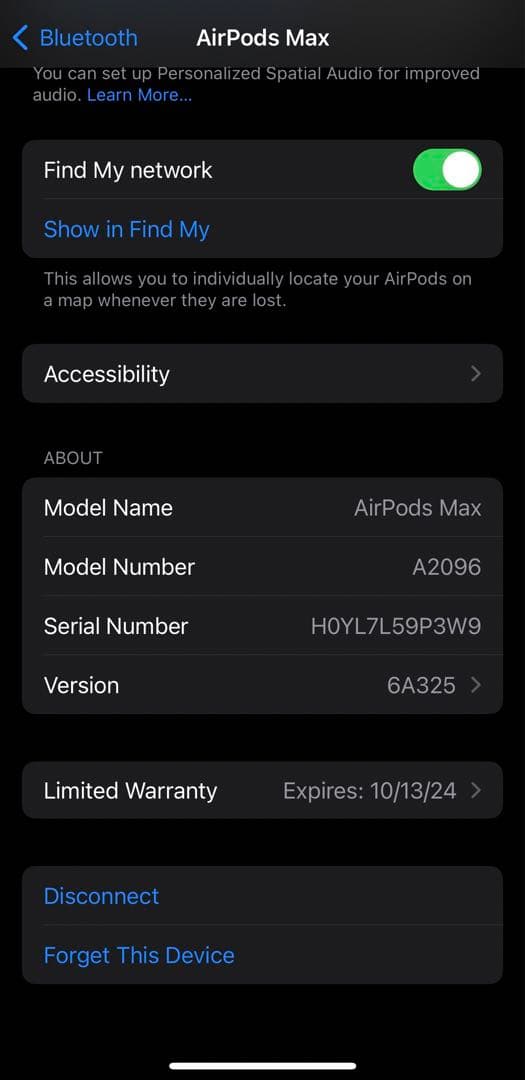 AIRPODS MAX SPACE GREY ワイヤレスヘッドホン