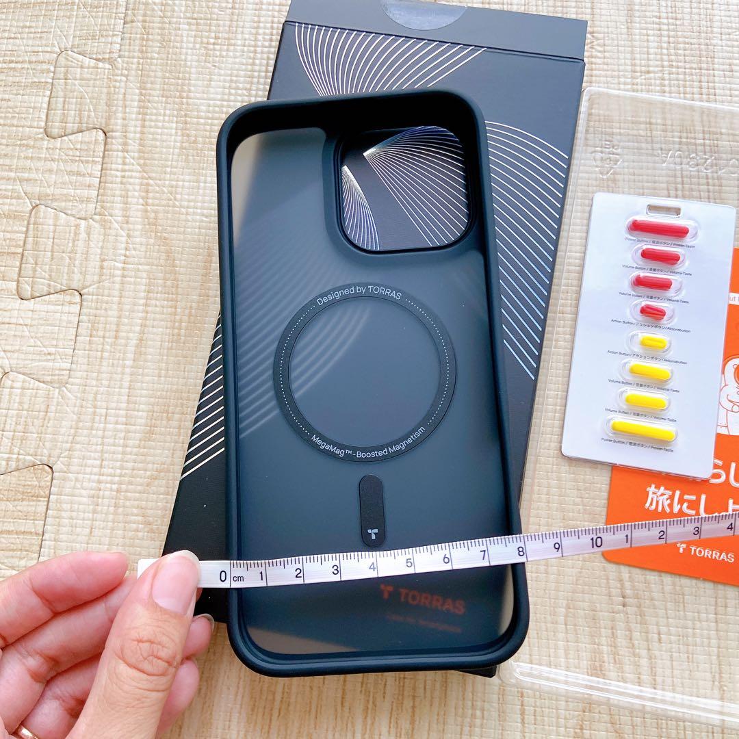 TORRAS iPhone16 ProMax ケース 半透明 マグネット マット