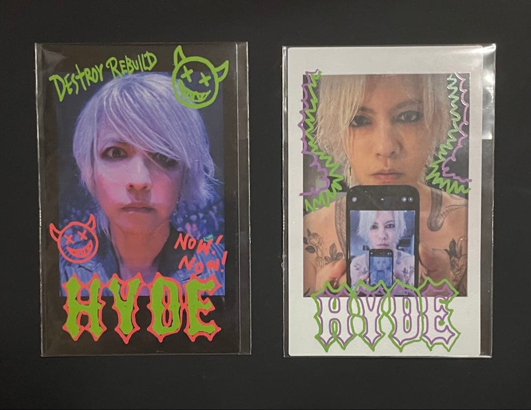 hygacha ハイガチャ HYDE ラルク チェキ カード トレカ ラルク