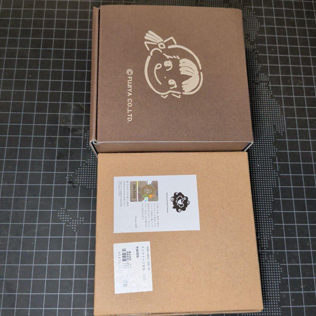 【新品未使用】関西万博購入 ミャクミャク、不二家ペコちゃん　豆皿3枚セット