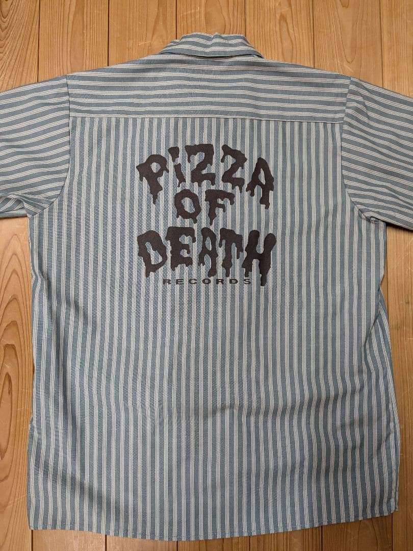 ス*ー様 ピザオブデス ワークシャツ ハイスタ Hi-STANDARD サバシス