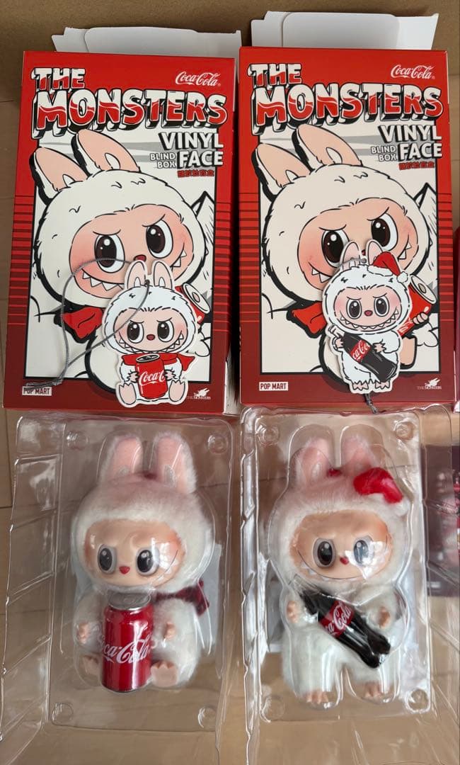 [新品未使用品]POPMART コカコーラ ラブブ ビンと缶セットノベルティ付き