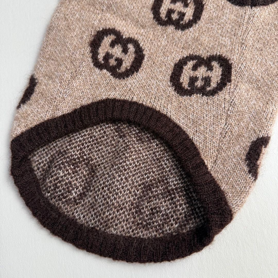 未使用級✨グッチ✨GUCCI✨インターロッキング　ペットセーター　ブラウン　M