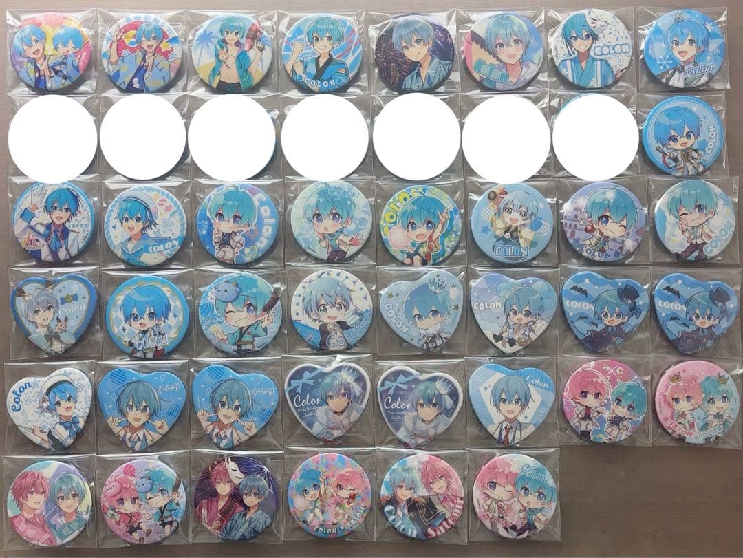 缶バッジ ころんくん さとみくん すとぷり