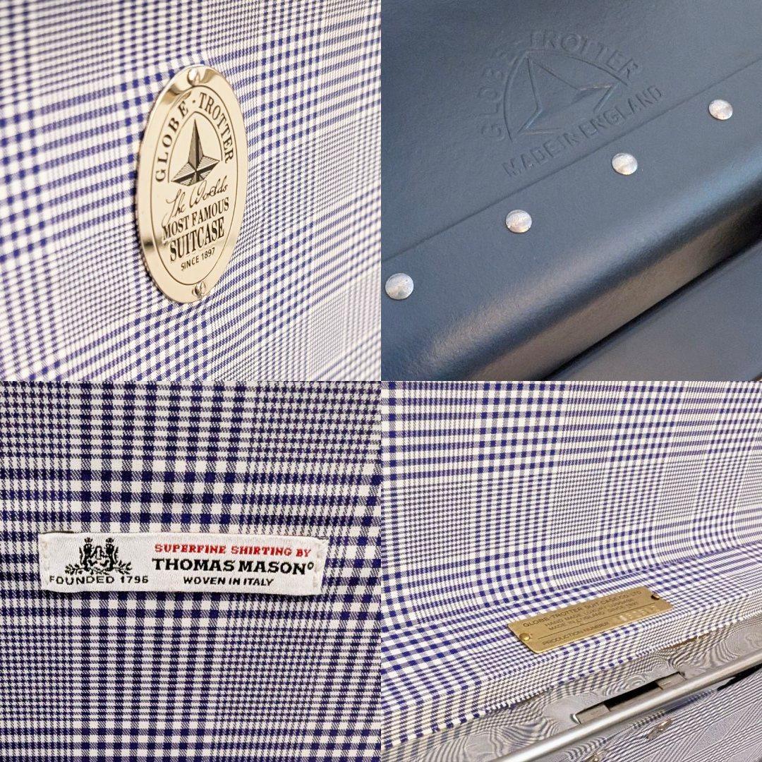 希少★極美品SHIPS×グローブトロッター26インチ２輪トロリースーツケース中古