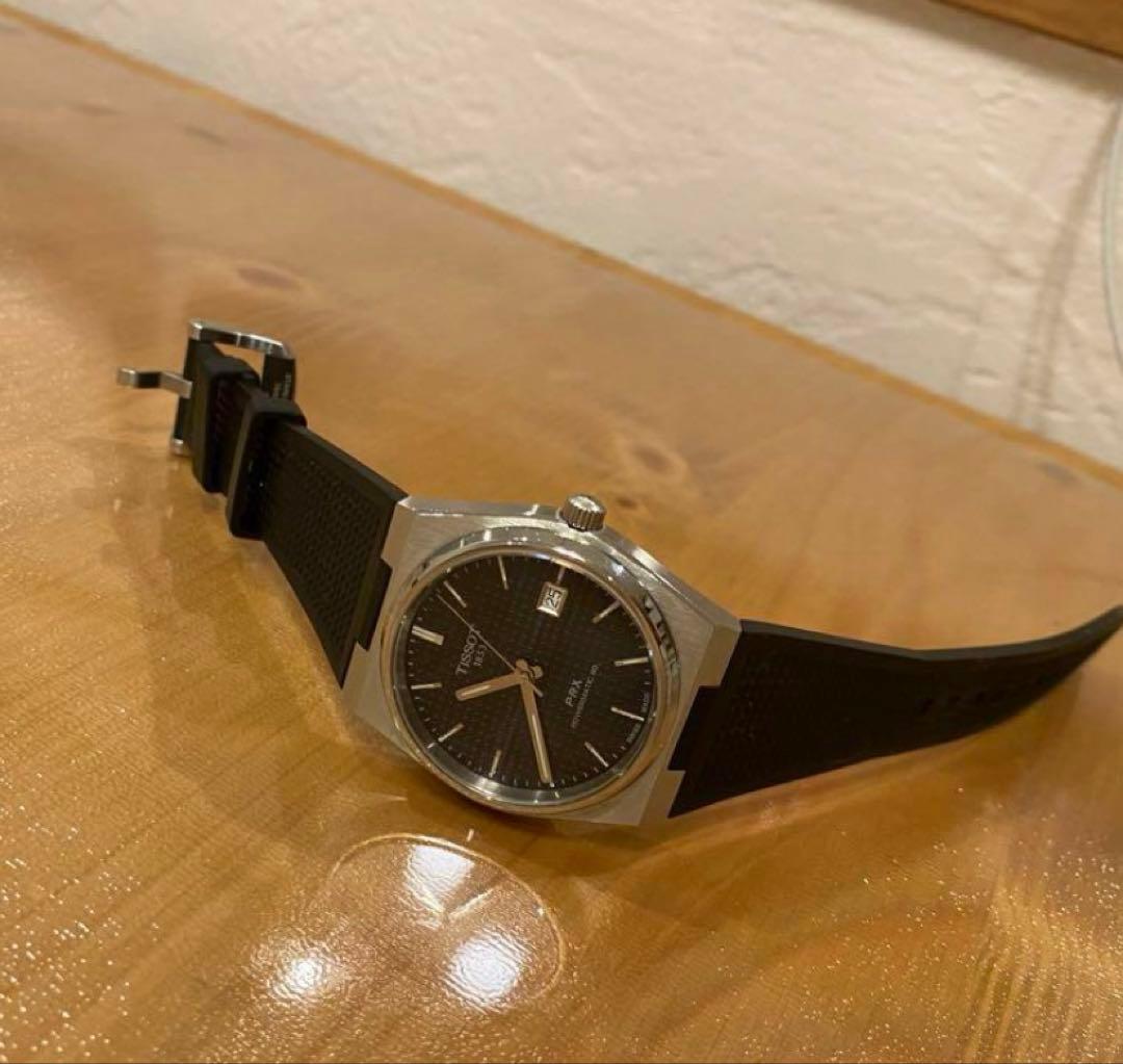 ティソ　腕時計　ラバーベルト