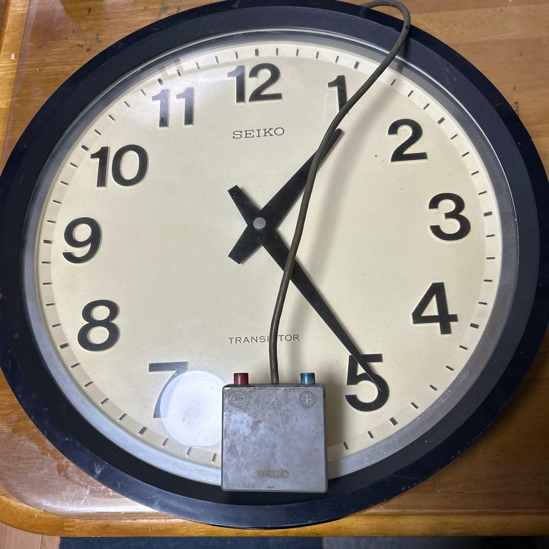 昭和レトロ SEIKO セイコー 大型 トランジスタクロック TTX-800