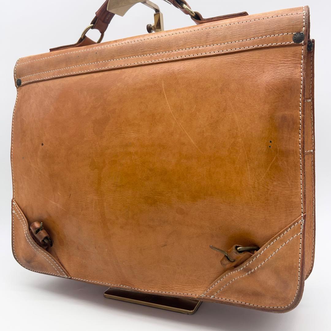 A490 BREE エルク オールレザー ヌメ革 ブリーフケース ビジネスバッグ