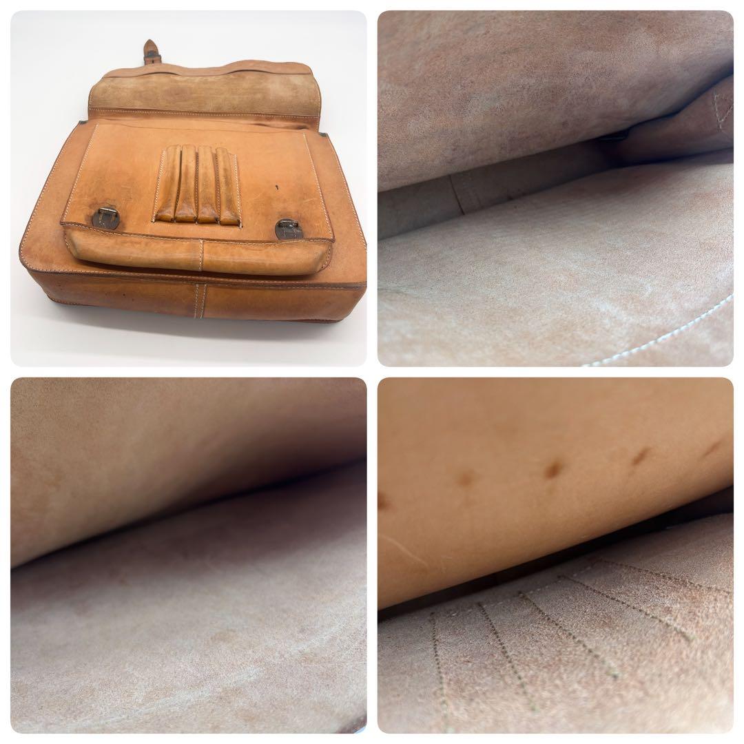 A490 BREE エルク オールレザー ヌメ革 ブリーフケース ビジネスバッグ