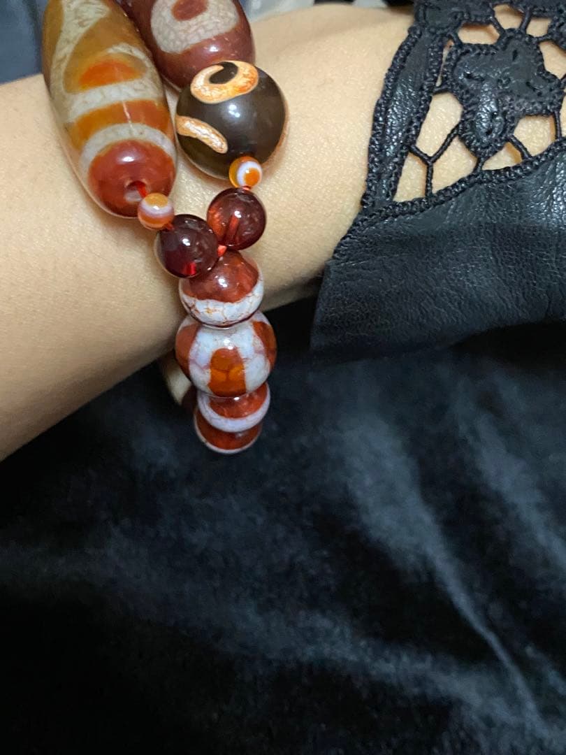 超超希少な天珠だらけ宝石品質アンデシン望みなんて叶いまくるのでは？ブレスレット♡