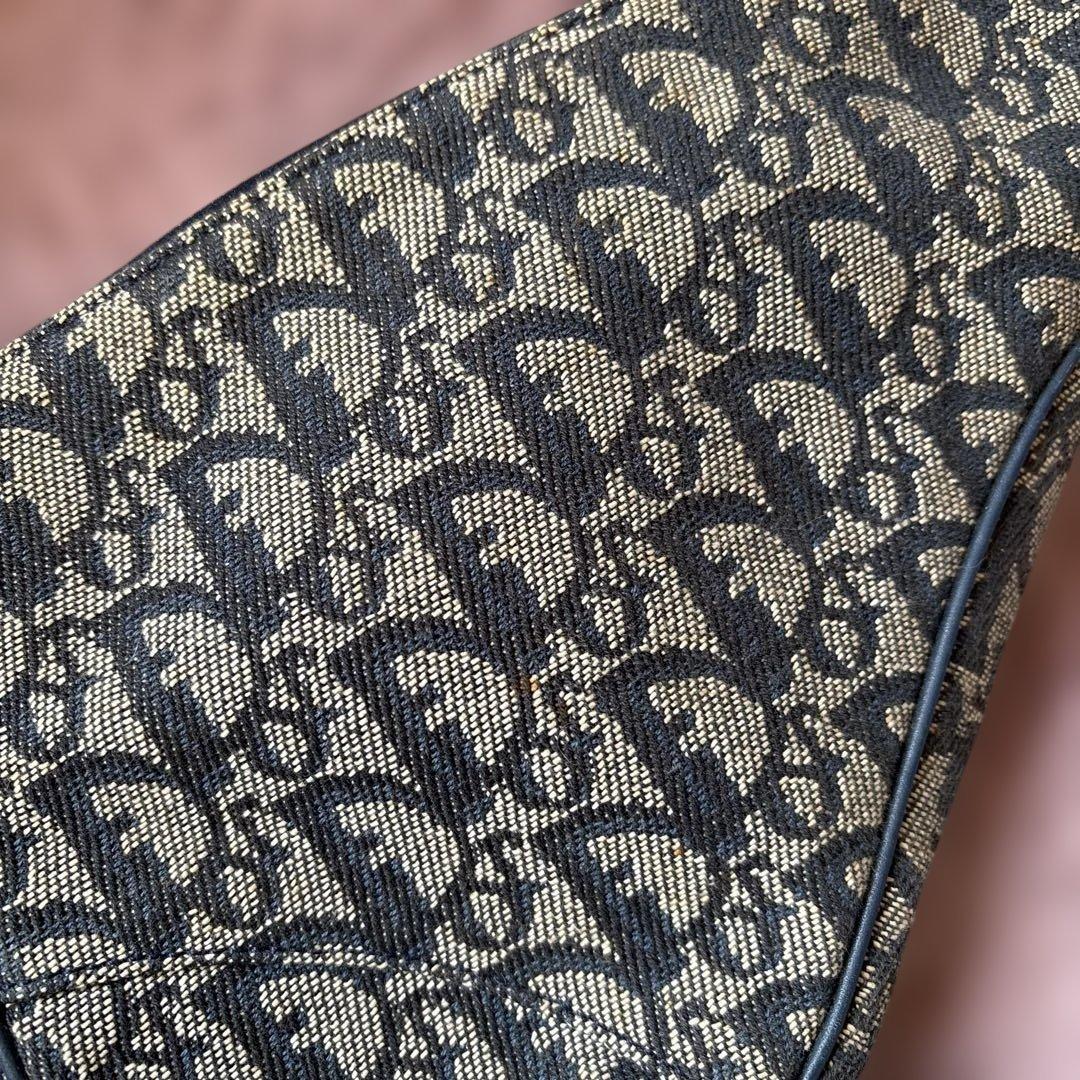 【直営店購入】Christian Dior ショルダーバッグ ダークブルー