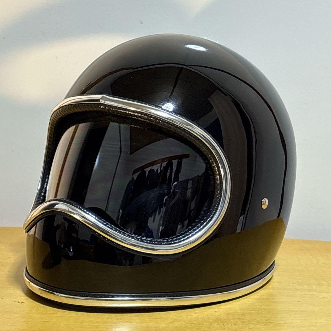 新品！スペースヘルメットXLサイズ　ブラック　ゴーグル、ケース付きnobudz風