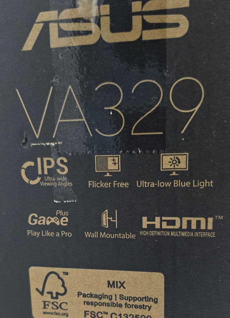 ASUS モニター VA329HE-J 31.5インチ eye care 未使用