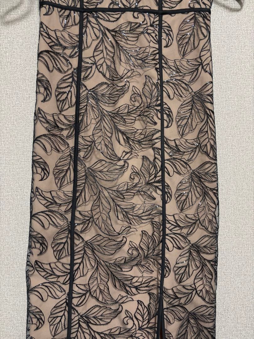 【@】LEJA 3WAYフラワーチュールアシンメトリーIラインドレス