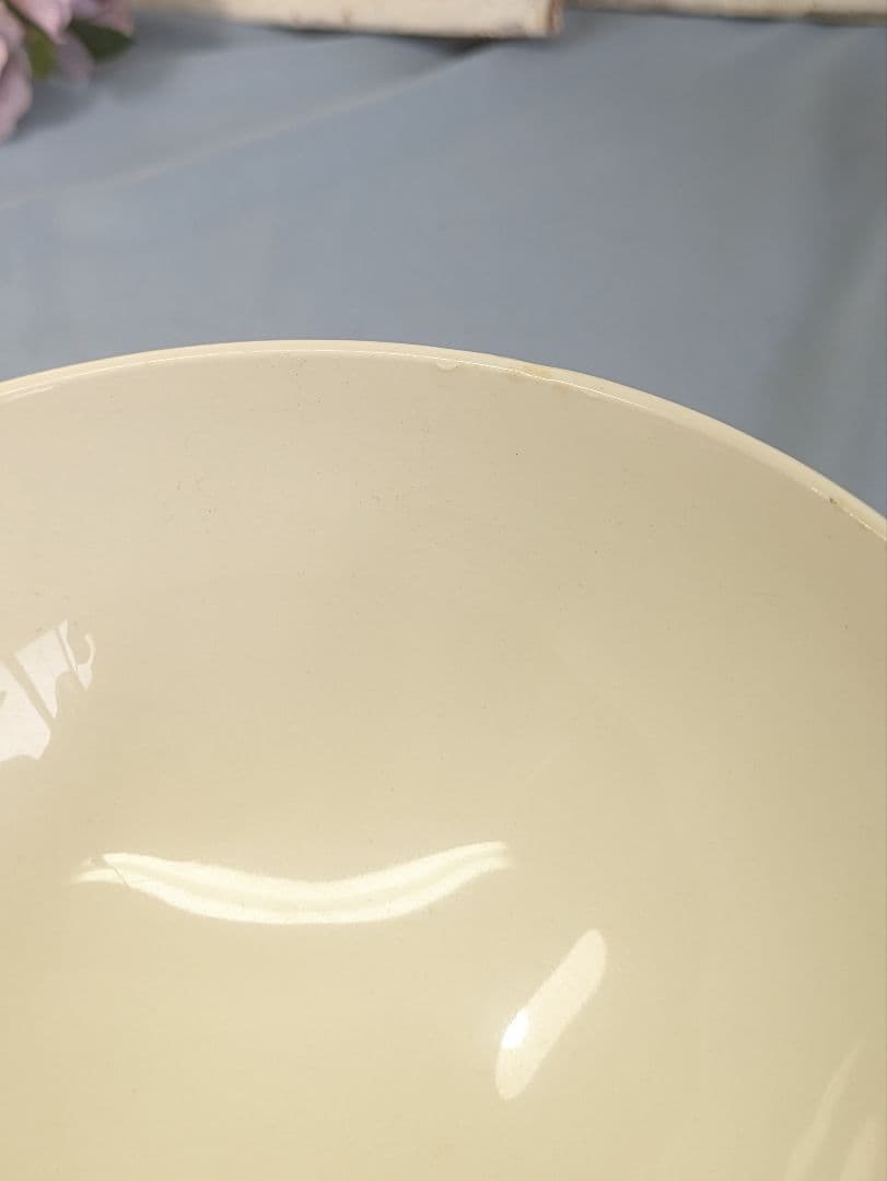 フランス アンティーク Luneville カフェオレボウル 直径15cm ペア