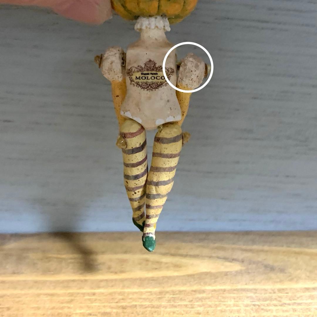 カボチャ頭の人形セット　ミニチュア　作家