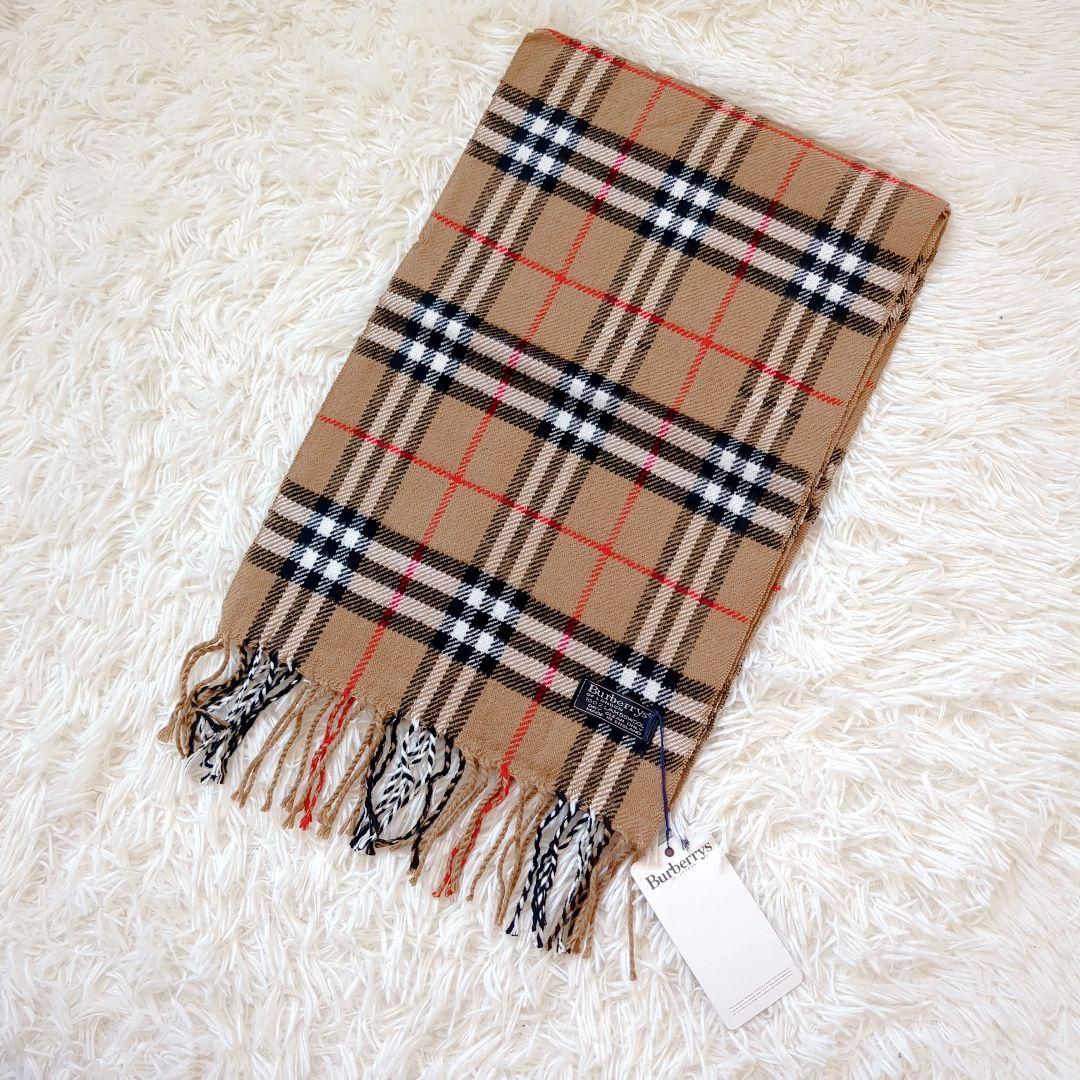 新品✨️Burberrys バーバリー ヴィンテージ 希少　ノバチェックマフラー