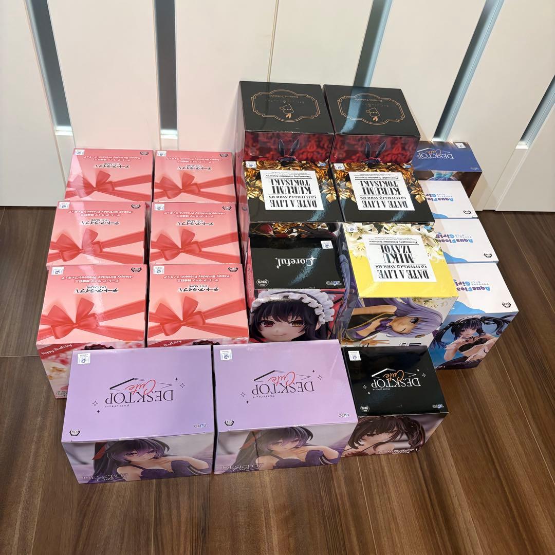 デートアライブ　フィギュア Desktop Cute 時崎 狂三　夜刀神 十香