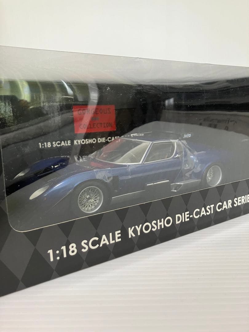 京商 1/18 ランボルギーニ・イオタ(ネイビー)