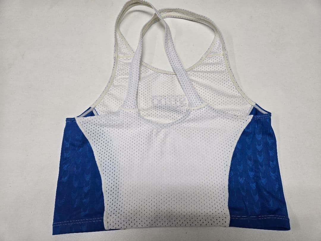 SPEEDO トライアスロン用トップス Lサイズ　ホワイト/ブルー　競泳用水着