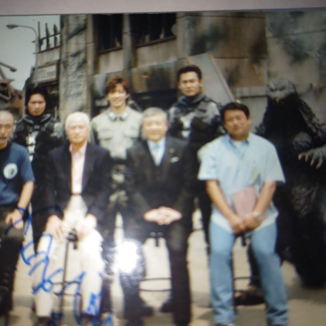 超合金メカゴジラ2004ブラックバージョン手塚昌明監督,小泉博,金子昇サイン入り