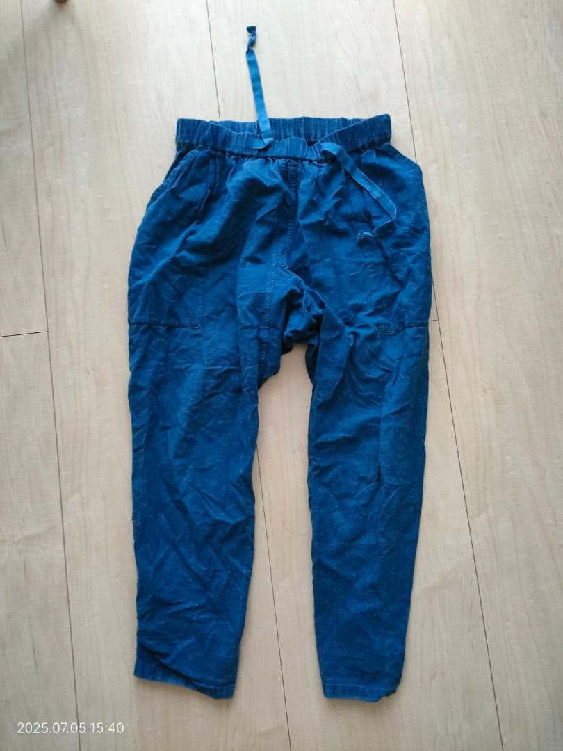 インディゴのSAPPAKAMA さっぱかま　縁日　ennichi サルエルパンツ