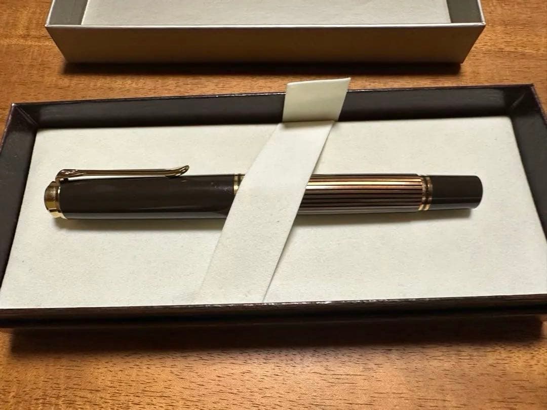 ペリカン Souverän M800 茶縞（F）限定品
