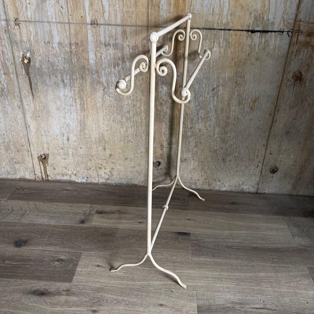 アイアンハンガーラック　タオルハンガー　ヴィンテージ　クラシック　アンティーク