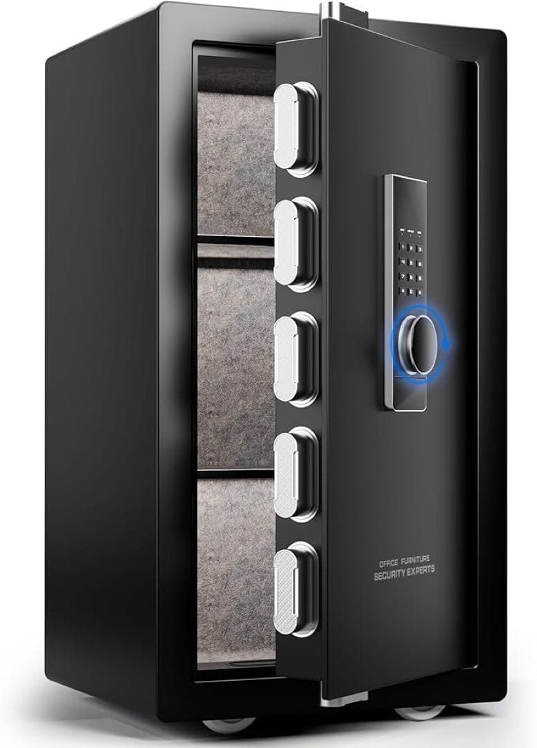 デジタルロック金庫 ブラック 82cm