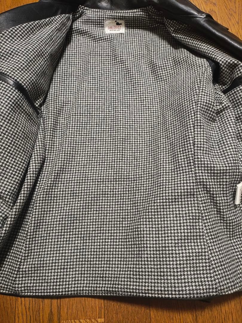 ギャングスタービルライダース グラットハンド レザージャケット ウィアード