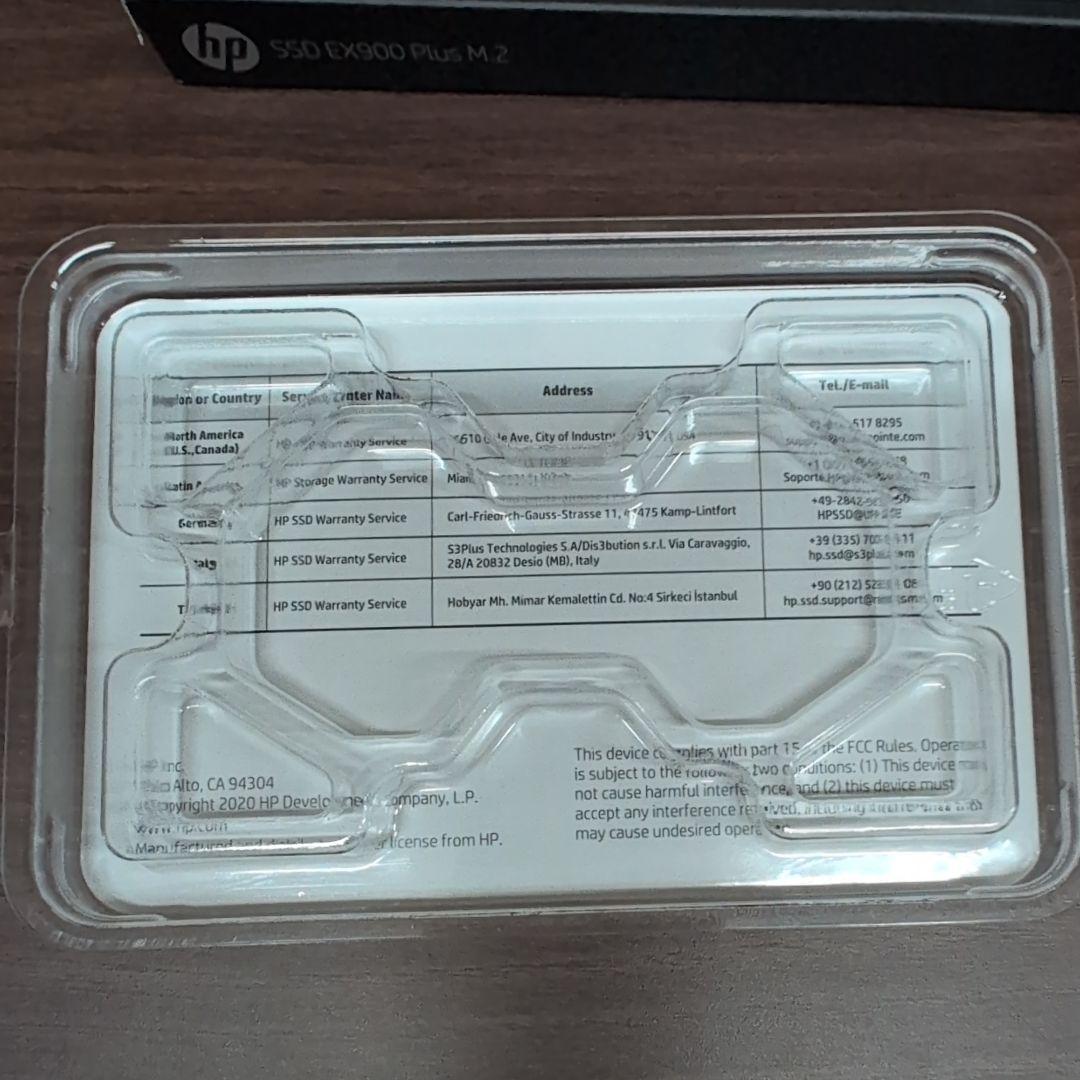 HP SSD EX900 Plus M.2 1TB　Q3650
