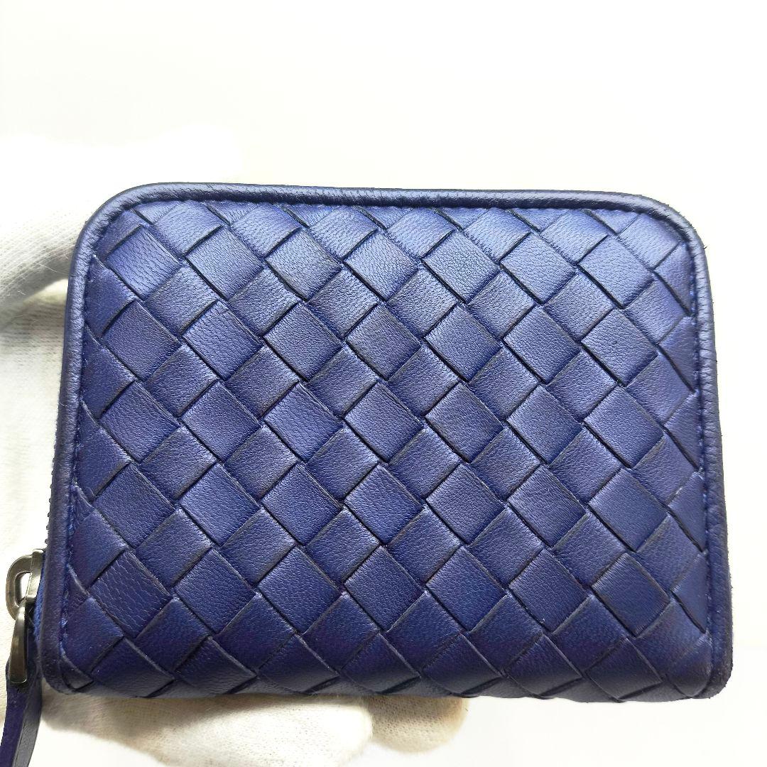 美品 ボッテガヴェネタ イントレチャート ケース ジッピー パース