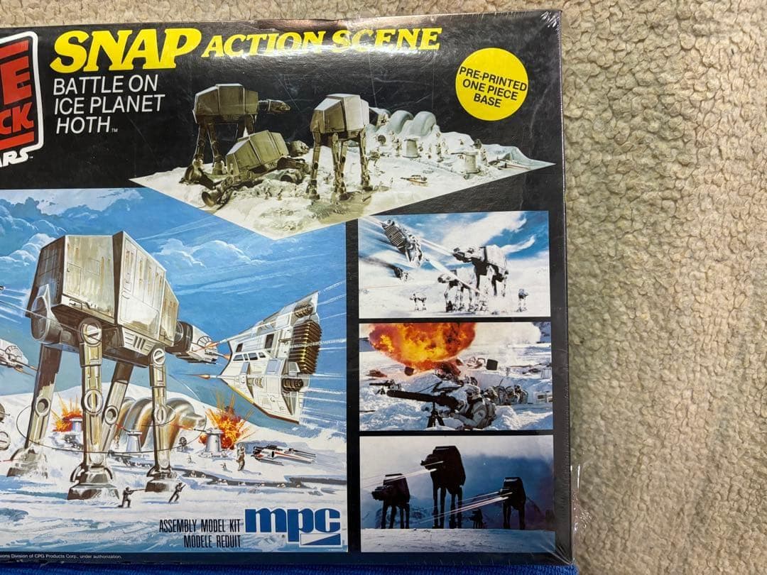 スターウォーズ　バトルオブホス　アクションシーン　ジオラマプラモデル　mpc