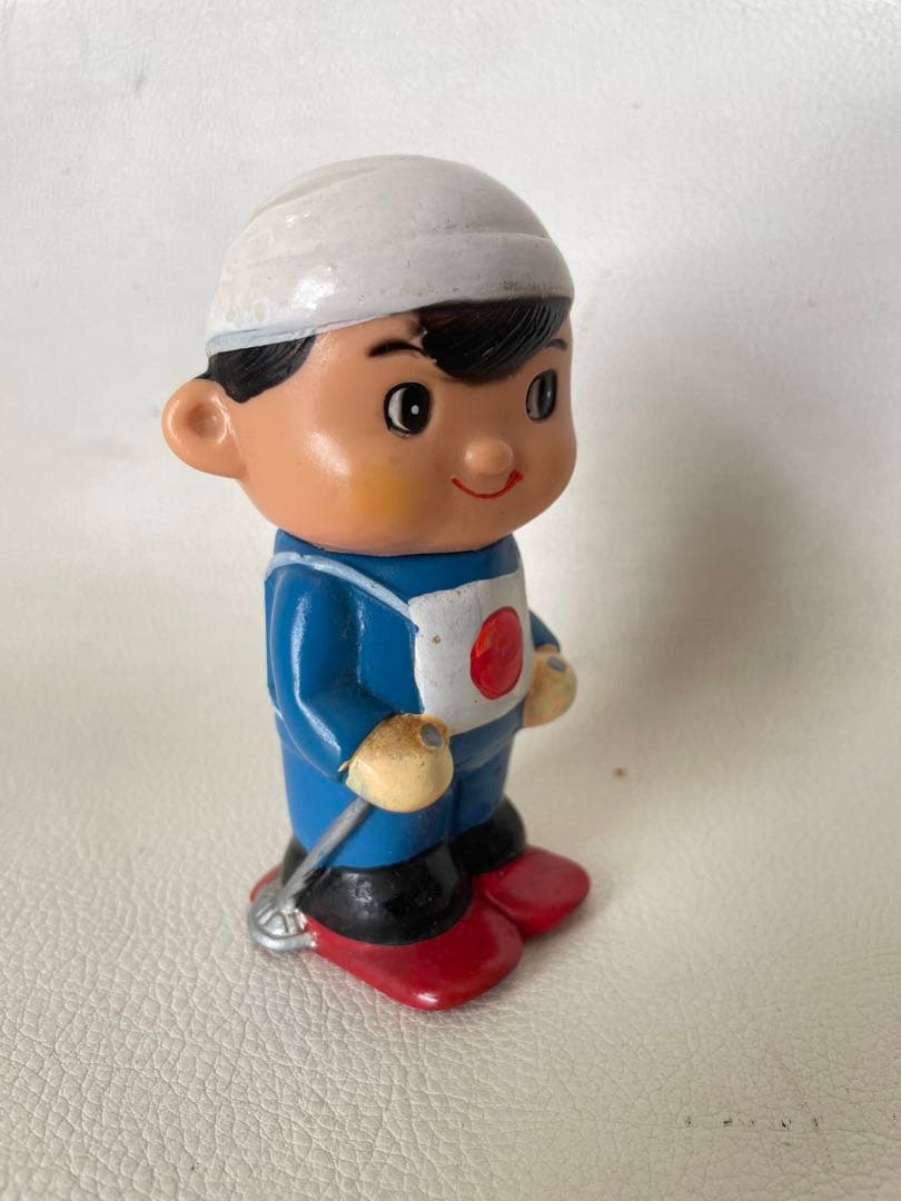 北洋相互銀行 ほくよう スキー 札幌冬季オリンピック ソフビ 貯金箱 北洋銀行