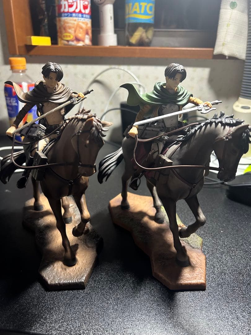 一番くじ リヴァイ騎馬フィギュア b賞ラストワン賞セット