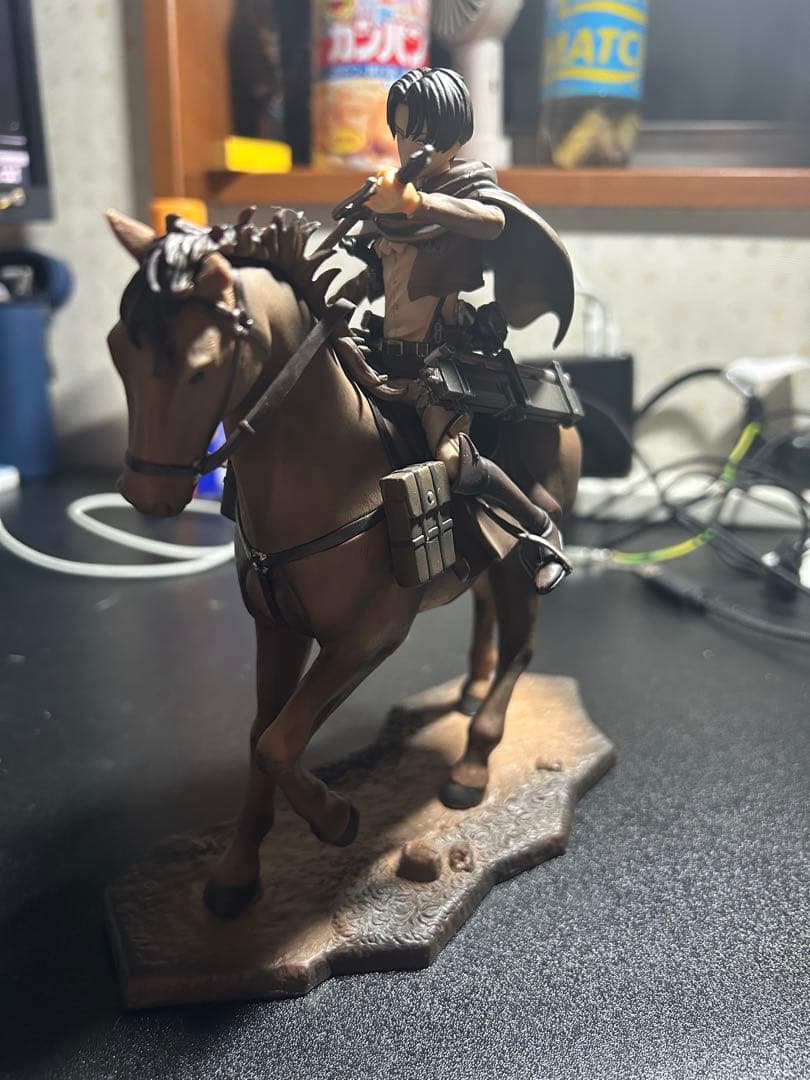一番くじ リヴァイ騎馬フィギュア b賞ラストワン賞セット