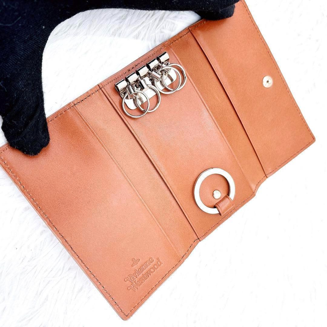 【美品】ヴィヴィアンウエストウッド/4連キーケース/キーリング/3D/オーブ